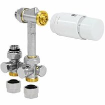 Jaga aansluitset 184 Vario DP/STR AW thermostaatknop 15mm knelkoppelingen