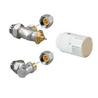 Jaga aansluitset 285 JW thermostaatknop 2x 15 mm knelkoppeling gampper