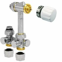 Jaga aansluitset 104 MA knop 16x2 KS-VPE/Alu knelkoppeling 180º recht model