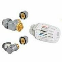 Jaga aansluitset 265 HC thermostaatknop 2x 16 VPE/ALU knelkoppeling COLO.EW2.HC.4616