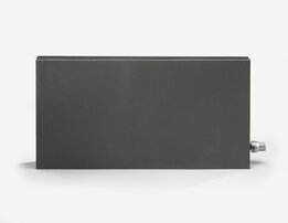 Jaga Linea plus wandmodel zandstraalgrijs 35 cm hoog x 200 cm lang en type 21 met 4156 Watt