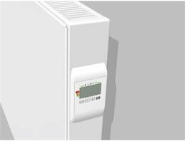 Vasco E-panel elektrische radiator EP-H-FL vlakke voorplaat 60 cm hoog x 60 cm breed met 750 Watt
