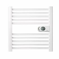 masterwatt calor dry v2 elektrische badkamerradiator wit 50cm breed x 51cm hoog met 300Watt  masterwatt calor dry v2 elektrische badkamerradiator wit 50cm breed x 51cm hoog met 300Watt