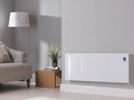 Masterwatt Modern plus 45 cm hoog en 75 cm breed 750 Watt elektrische radiator Masterwatt Modern plus 45 cm hoog en 75 cm breed 750 Watt elektrische radiator