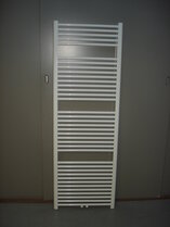 Laurens Badkamer Radiator Wit 200cm hoog x 60cm breed en 1305 Watt met midden- onderaansluiting