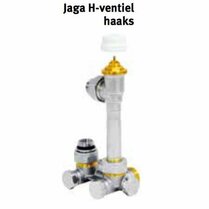 Jaga H-ventiel 5094.534 haaks voor wand uitvoering
