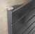 Altus design radiator dark graphit matt 138 cm hoog x 50 cm breed met 642 Watt