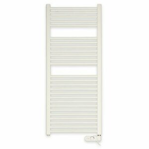 Comfort Line Elec 1000 Watt, elektrische badkamer radiator wit 145cm hoog x 60cm breed