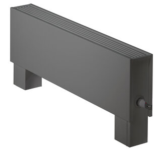 Jaga mini vrijstaand Hybrid zandstraalgrijs 28 cm hoog x 121 cm lang type 11 met 1990 Watt