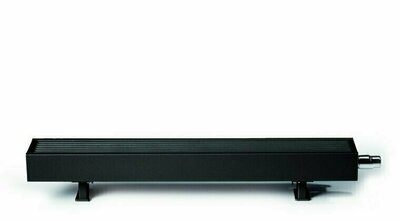 Jaga mini vrijstaand zwart 28 cm hoog x 60 cm breed type 06 met 342 Watt