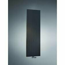 Jaga Tetra designradiator 67 cm breed 200 cm hoog zandstraalgrijs fine texture 2240 Watt