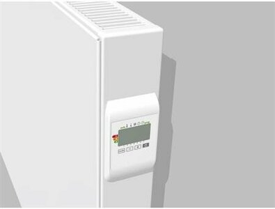 Vasco E-panel elektrische radiator EP-H-FL vlakke voorplaat 60 cm hoog x 120 cm breed met 1750 Watt