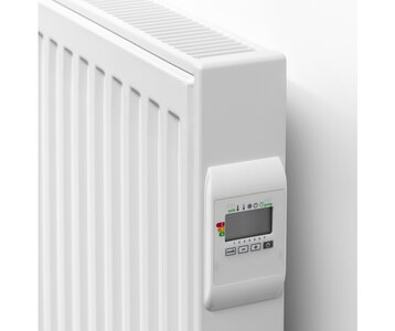 Vasco E-panel elektrische radiator EP-H-RIB geribbelde voorplaat 60 cm hoog x 100 cm breed met 1500 Watt