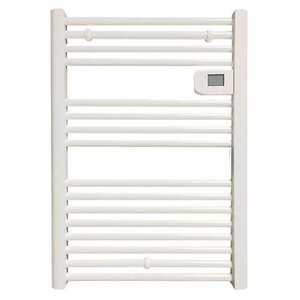 Masterwatt Calor Dry elektrische badkamerradiator wit RAL-9003 56cm breed x 116cm hoog en 750Watt