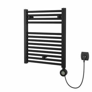 Masterwatt Calor V2 black badkamerradiator mat zwart 50cm breed x 93cm hoog en 500 Watt 