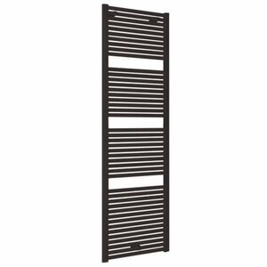 Drl Lisa recht mat zwart badkamerradiator b=500 mm h=1503 mm 627Watt
