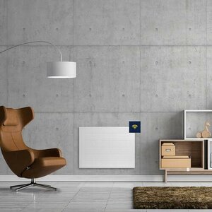 Masterwatt Sublime RF elektrische radiator met warmteopslag l=1050mm h=500mm 2000 Watt