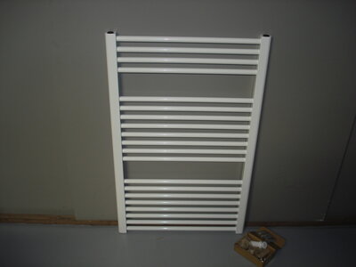 Laurens Badkamer radiator wit 97cm hoog x 60cm breed en 604 Watt