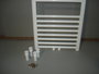 Badkamer radiator 97 cm hoog x 50 cm breed wit met midden- onder aansluiting en 528 Watt_