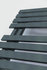 Crest design radiator dark graphit matt 138 cm hoog x 50 cm breed met 606 Watt_