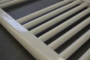 Polo design radiator dark graphit matt 118 cm hoog x 60 cm breed met 643 Watt_