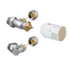 Jaga aansluitset 285 JW thermostaatknop 2x16 VPE/ALU knelkoppeling gampper_