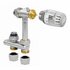 Jaga aansluitset 102 Crossflow 180º HC thermostaatknop COLO.HBCF.HC.4616 16mm knelkoppeling koelen en verwarmen_
