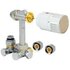 Jaga aansluitset 103 JW 16x2  ¾" euroconus KS-VPE/Alu STR 90° JW thermostaatknop_