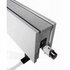 Jaga Linea plus vrijstaand zwart 20 cm hoog x 60 cm lang en type 10 met 325 Watt_