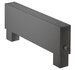Jaga mini vrijstaand Hybrid zandstraalgrijs 28 cm hoog x 121 cm lang type 11 met 1990 Watt_