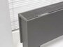 Jaga mini vrijstaand Hybrid zandstraalgrijs 28 cm hoog x 121 cm lang type 11 met 1990 Watt_
