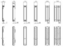 Jaga mini wandmodel 8 cm hoog x 180cm lang en type 19 met 1715 Watt zandstraalgrijs_