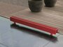 Jaga mini vrijstaand zandstraalgrijs 13 cm hoog x 70 cm breed en type 5 met 230 Watt_