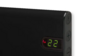 Adax Neo Basic 37 cm hoog x 59 cm breed in het zwart met 600Watt elektrische radiator_