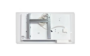 Adax Clea wifi 34 cm hoog in het wit met 600 Watt_