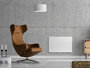 Masterwatt Sublime plus 50 cm hoog en 75 cm breed 750 Watt elektrische radiator_