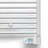 Vasco Bano-EL-IR infrarood regeling wit 50cm breed x 117cm hoog RAL-9016 met 500Watt elektrische badkamerradiator_